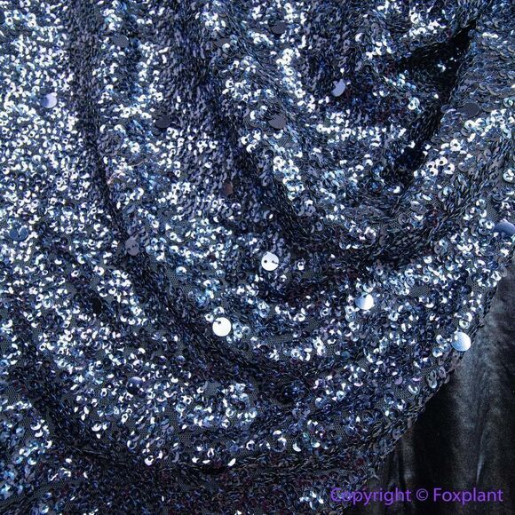 NEW CITY CHIC Star Desire Maxi sequin Dress Sapphire blue size 22 formal‎ gown - Picture 7 of 16